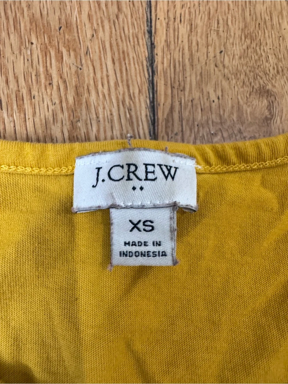 J. Crew crew mustard